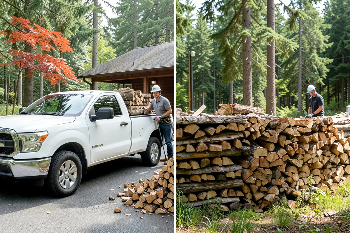 Garage Delivery in Maple Valley, King County, WA - Clear a landing spot in the garage