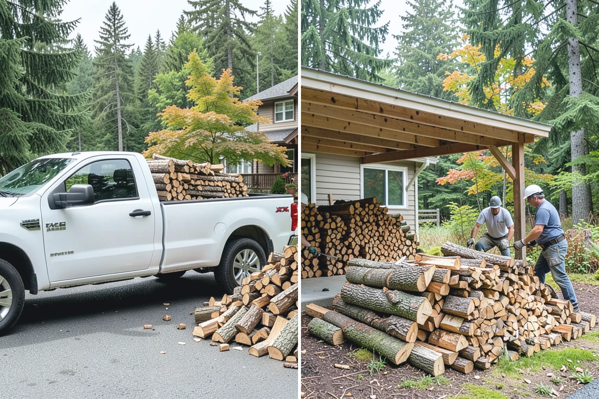 Garage Delivery in Marysville, Snohomish County, WA - Clear a landing spot in the garage