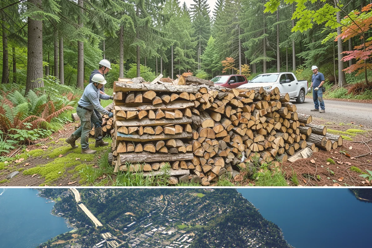 Garage Delivery in Mercer Island, King County, WA - A favorite through the rainy fall and winter months when dry storage matters most.