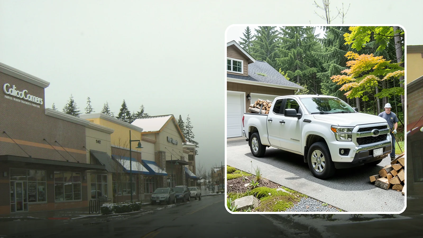Garage Delivery in Mill Creek, Snohomish County, WA - Firewood delivered directly into your garage to keep it dry and close at hand.