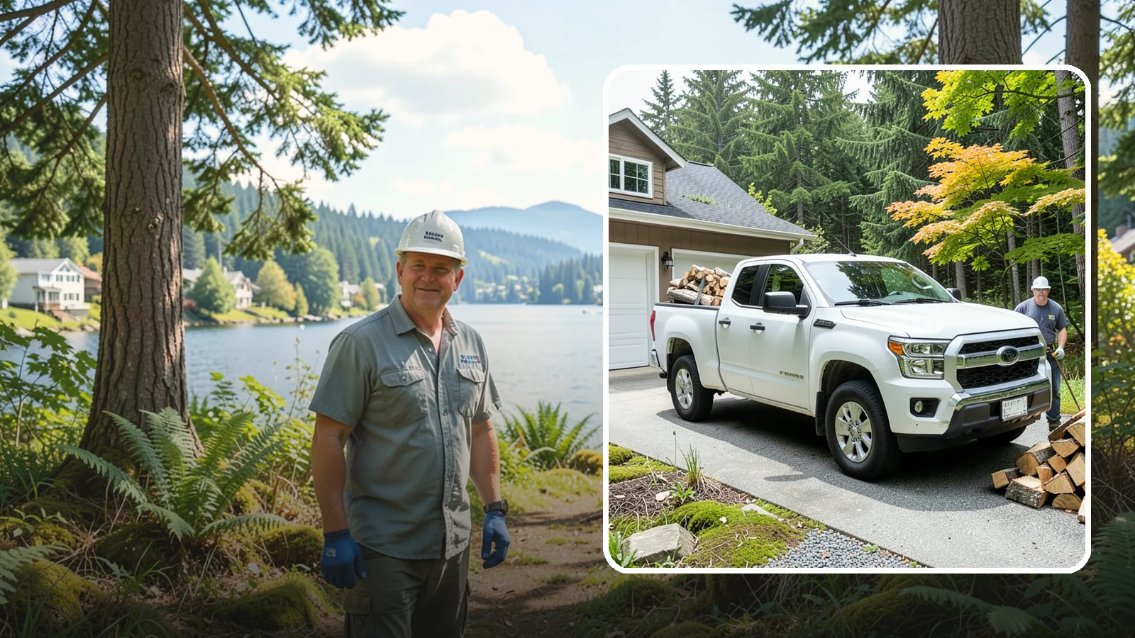 Garage Delivery in Milton, King County, WA - Firewood delivered directly into your garage to keep it dry and close at hand.