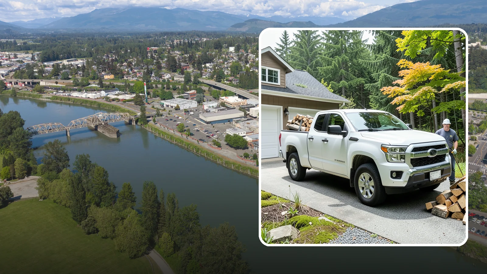 Garage Delivery in Mount Vernon, WA - Firewood delivered directly into your garage to keep it dry and close at hand.