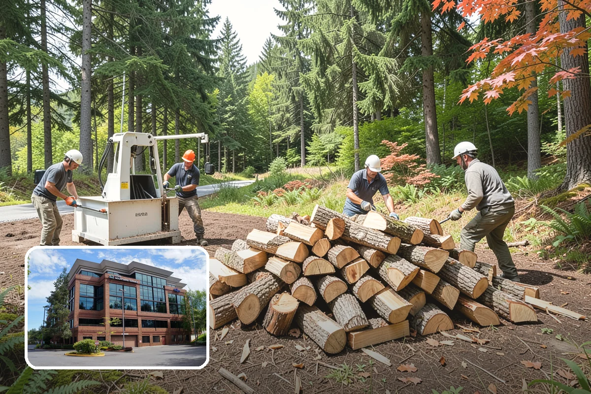 Garage Delivery in Mountlake Terrace, Snohomish County, WA - Wood stays completely dry indoors