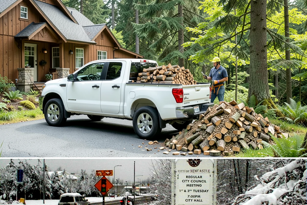 Garage Delivery in Newcastle, King County, WA - A favorite through the rainy fall and winter months when dry storage matters most.
