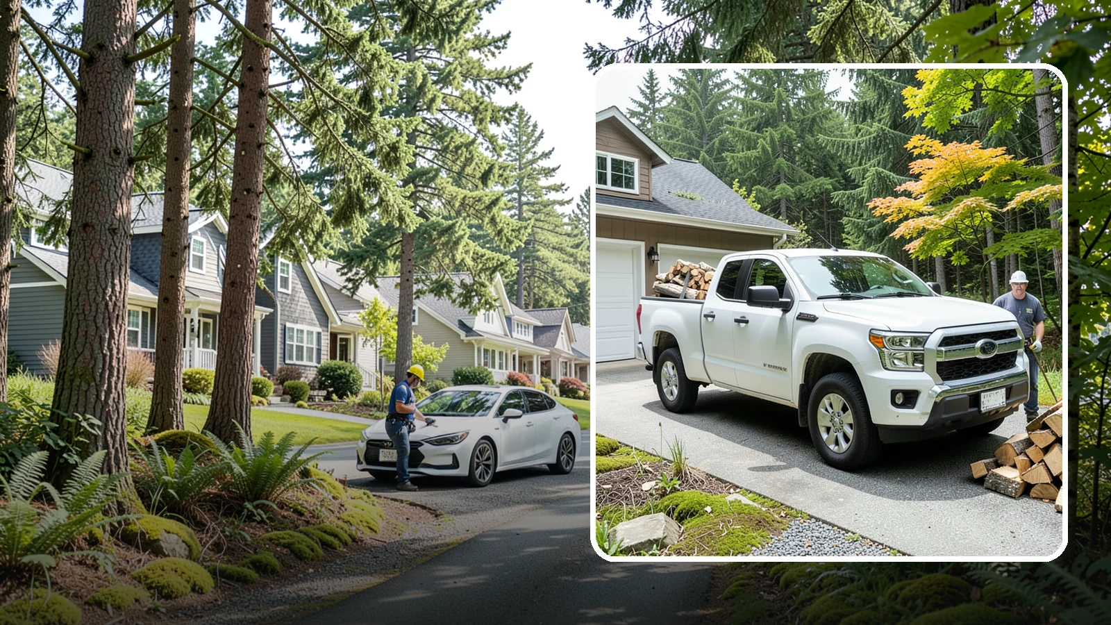 Garage Delivery in Normandy Park, King County, WA - Firewood delivered directly into your garage to keep it dry and close at hand.