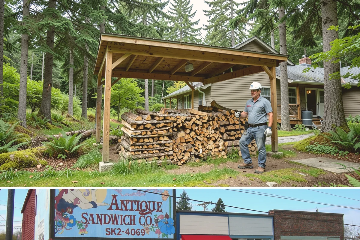 Garage Delivery in Ruston, Pierce County, WA - A favorite through the rainy fall and winter months when dry storage matters most.
