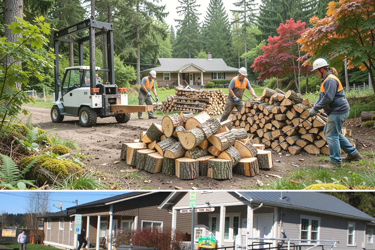 Garage Delivery in South Prairie, Pierce County, WA - A favorite through the rainy fall and winter months when dry storage matters most.