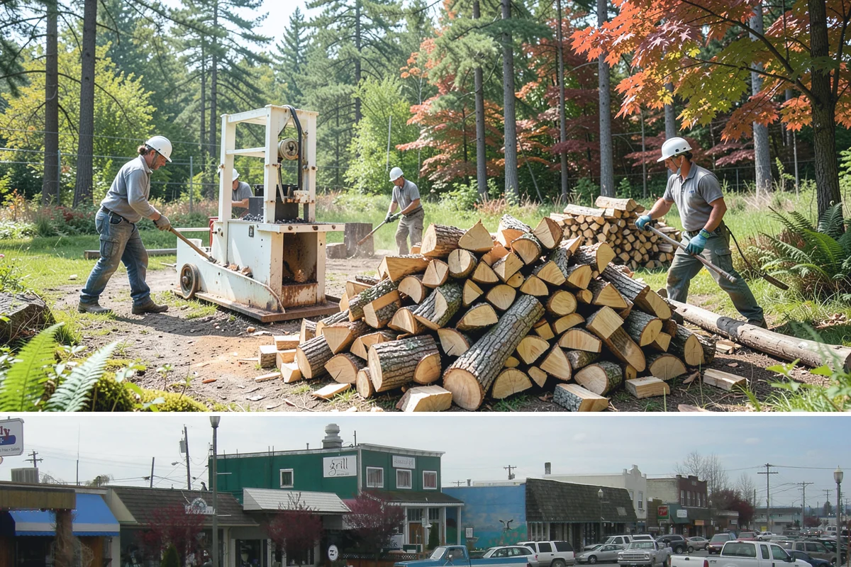 Garage Delivery in Stanwood, Snohomish County, WA - A favorite through the rainy fall and winter months when dry storage matters most.