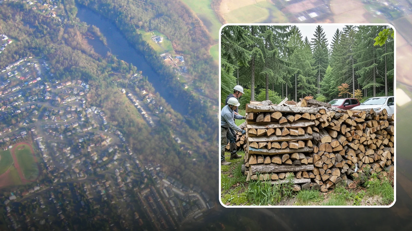 Green Firewood in Algona, King County, WA - Our green firewood is freshly cut and unseasoned, sold at a lower price for buyers who plan to dry it themselves before burning.
