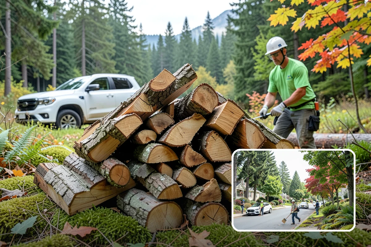 Green Firewood in Beaux Arts Village, King County, WA - Lowest per-volume price of any option