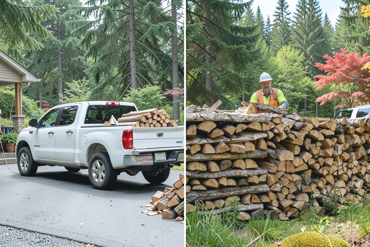 Green Firewood in Beaux Arts Village, King County, WA - We cut and split fresh wood to your requested size