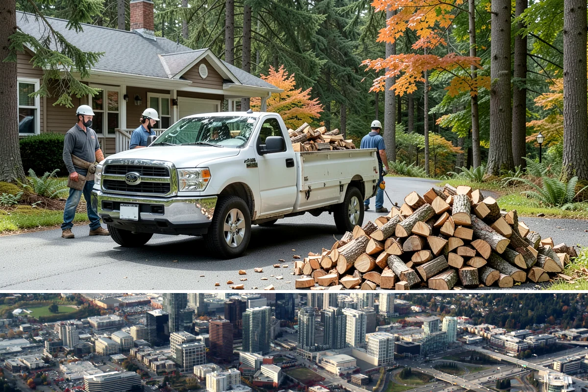 Green Firewood in Bellevue, King County, WA - Buy green firewood in spring or early summer so it has the warm, drier months to season before you need it.