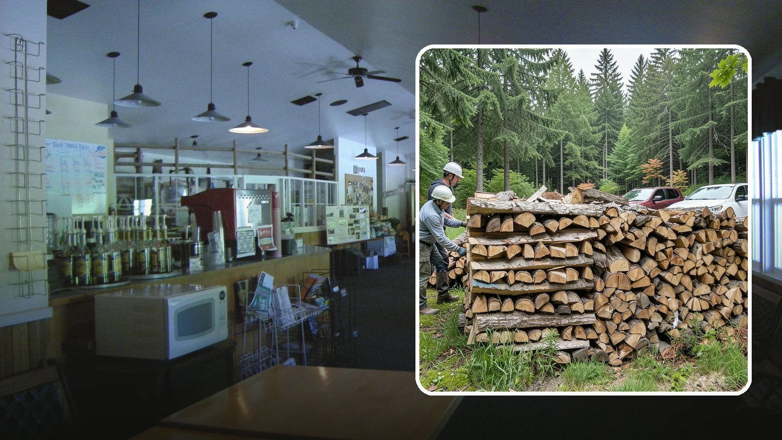 Green Firewood in Black Diamond, King County, WA - Our green firewood is freshly cut and unseasoned, sold at a lower price for buyers who plan to dry it themselves before burning.