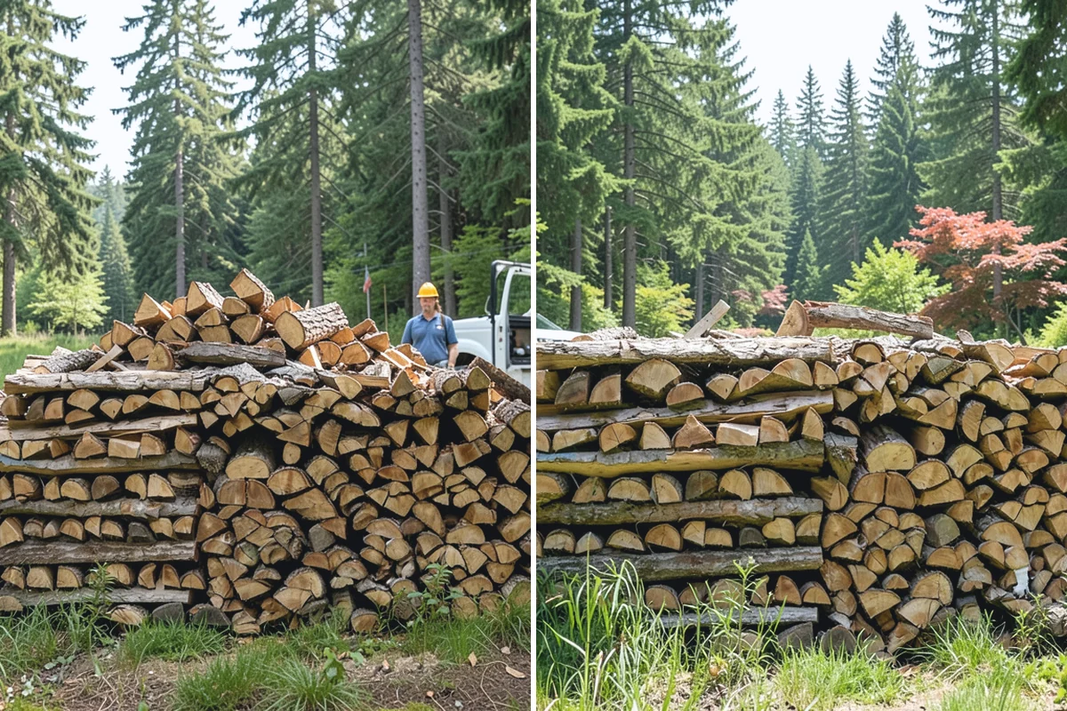 Green Firewood in Bonney Lake, Pierce County, WA - We cut and split fresh wood to your requested size