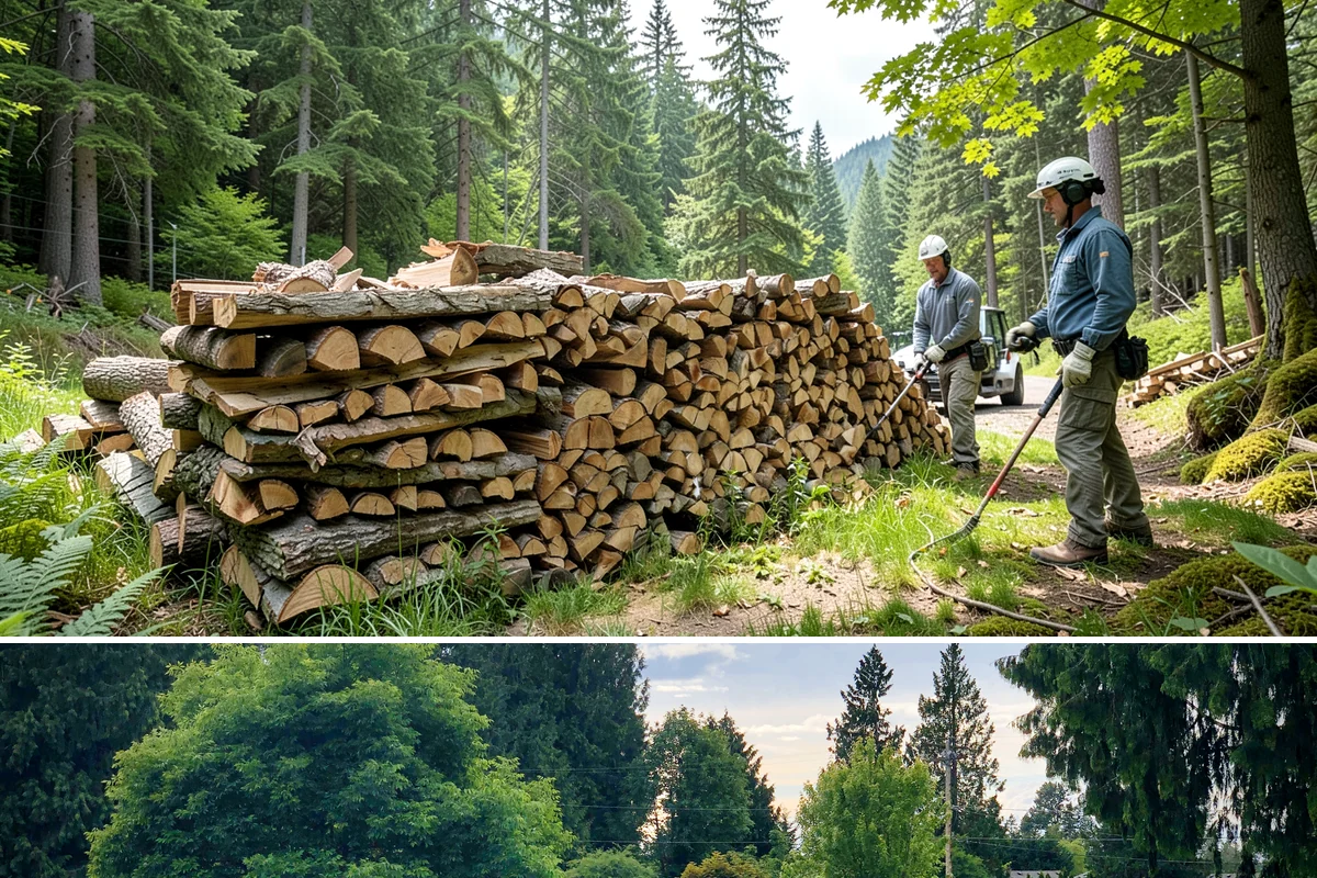 Green Firewood in Bonney Lake, Pierce County, WA - Buy green firewood in spring or early summer so it has the warm, drier months to season before you need it.