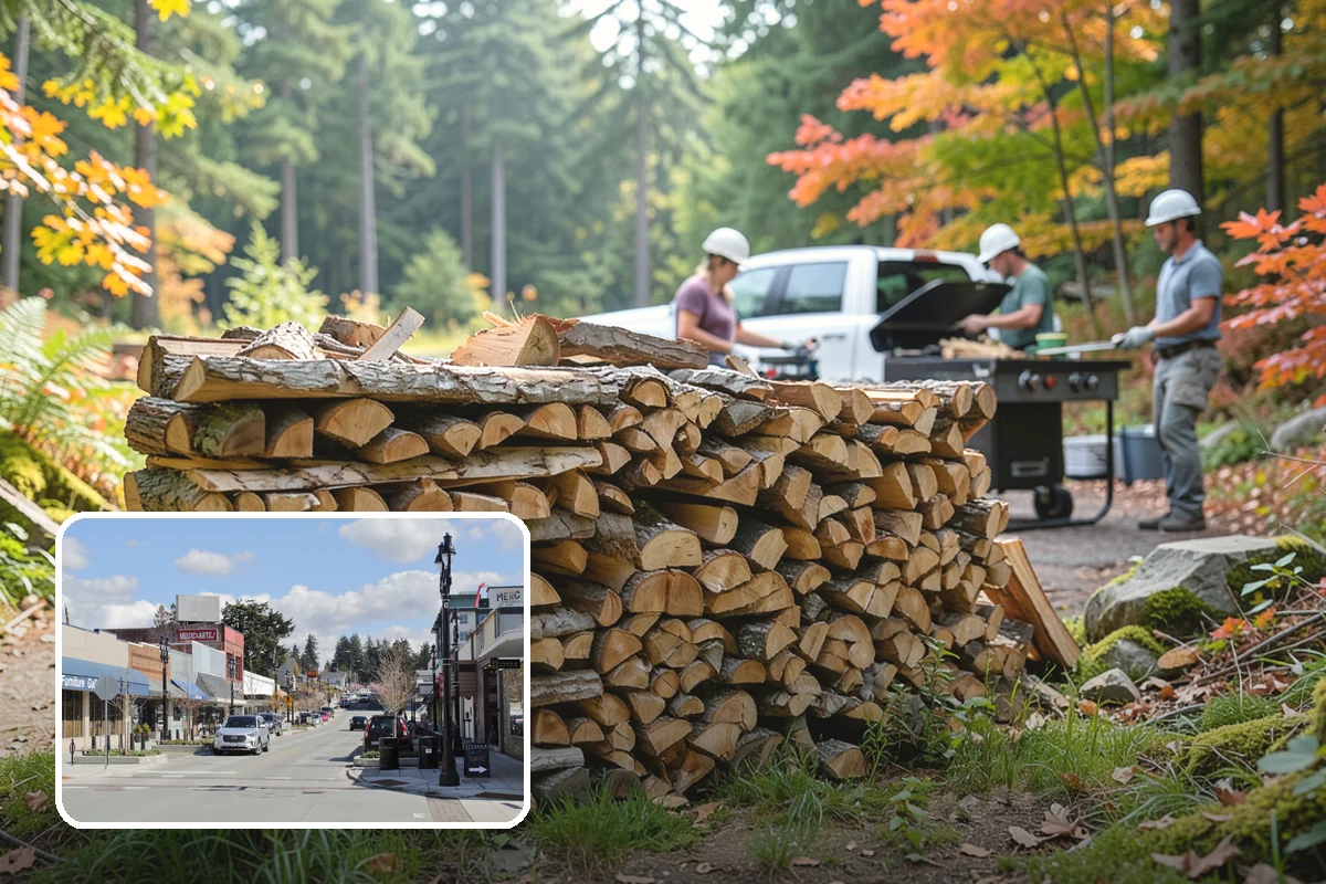 Green Firewood in Bothell, King County, WA - Lowest per-volume price of any option