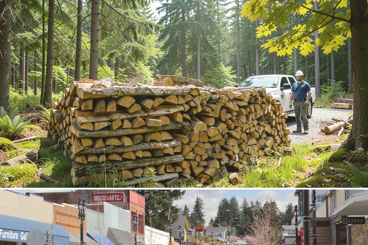 Green Firewood in Bothell, King County, WA - Buy green firewood in spring or early summer so it has the warm, drier months to season before you need it.