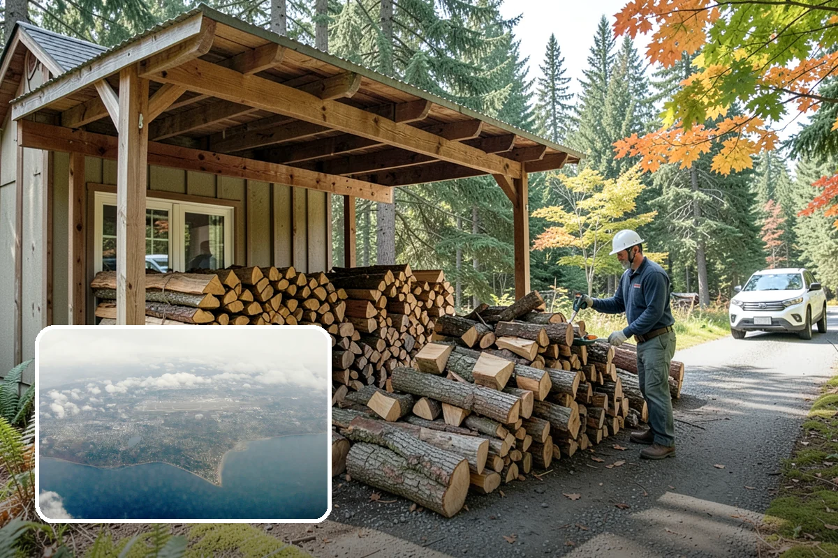 Green Firewood in Burien, King County, WA - Lowest per-volume price of any option