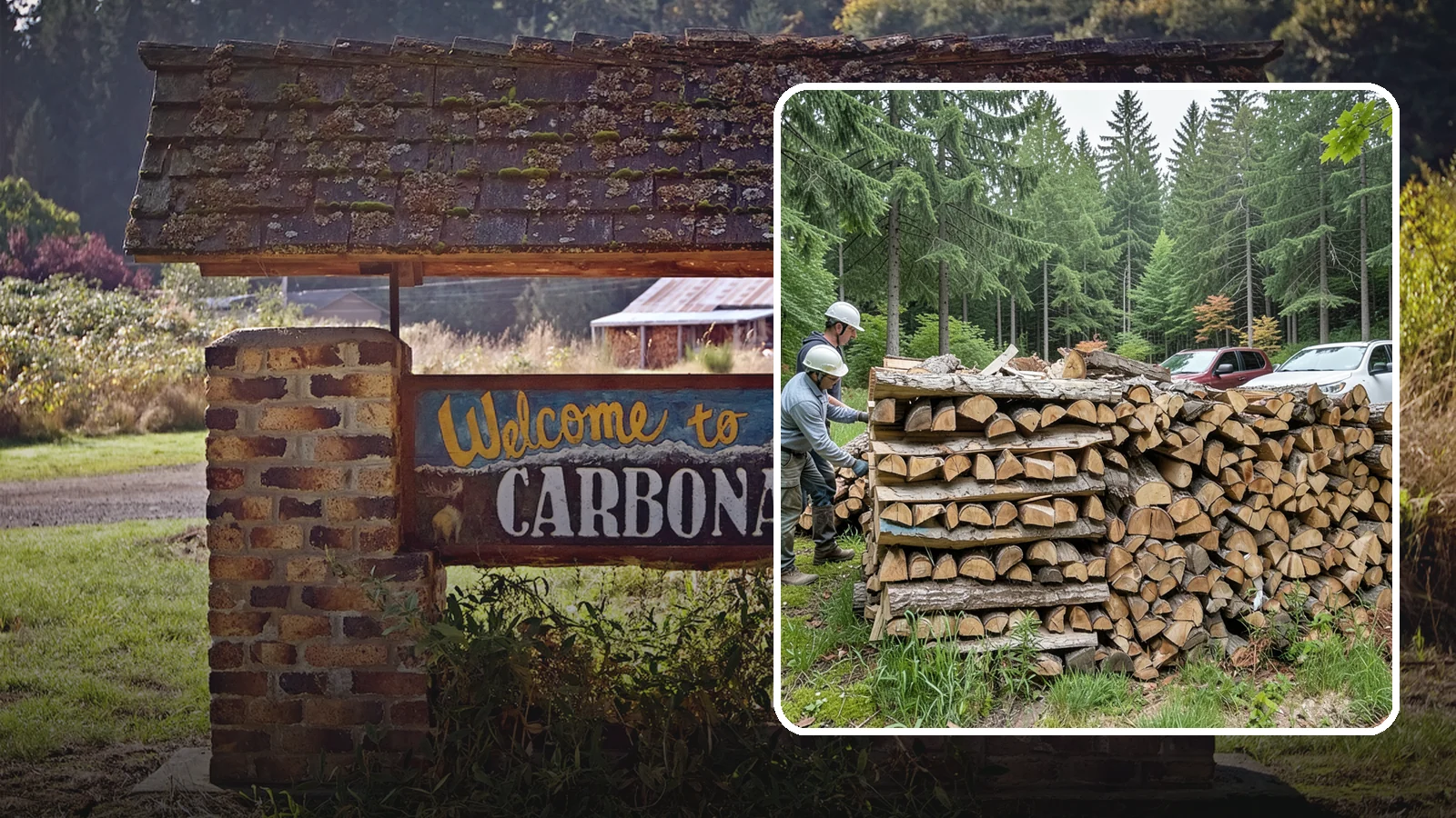 Green Firewood in Carbonado, Pierce County, WA - Our green firewood is freshly cut and unseasoned, sold at a lower price for buyers who plan to dry it themselves before burning.