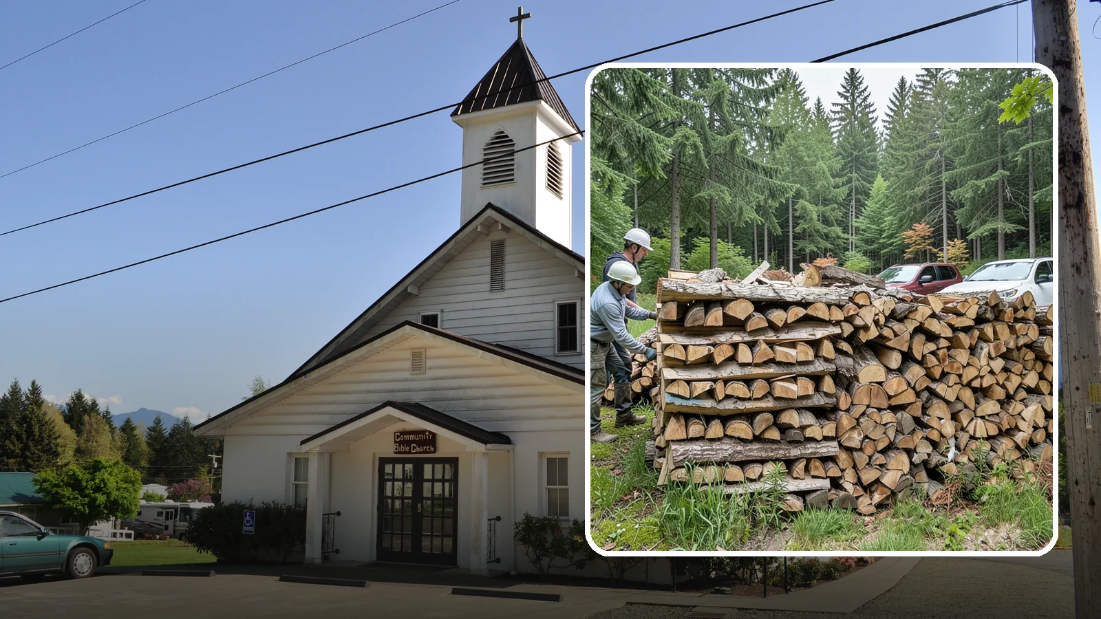 Green Firewood in Concrete, Skagit County, WA - Our green firewood is freshly cut and unseasoned, sold at a lower price for buyers who plan to dry it themselves before burning.