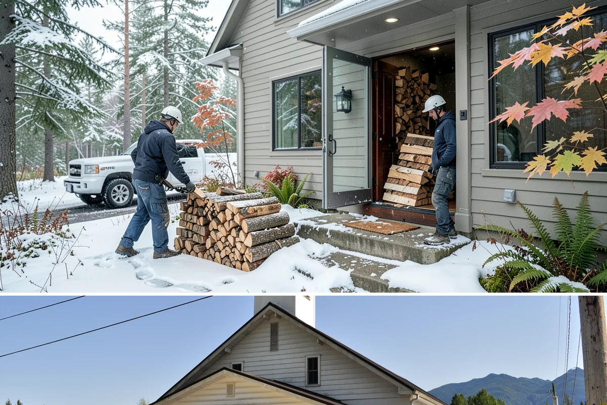 Green Firewood in Concrete, Skagit County, WA - Buy green firewood in spring or early summer so it has the warm, drier months to season before you need it.