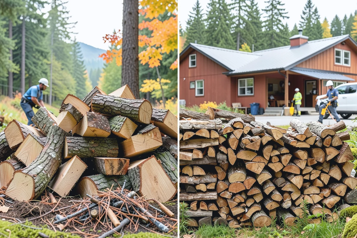 Green Firewood in Coupeville, Island County, WA - We cut and split fresh wood to your requested size