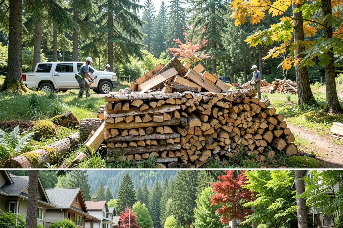 Green Firewood in Darrington, WA - Buy green firewood in spring or early summer so it has the warm, drier months to season before you need it.