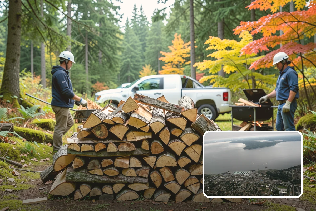 Green Firewood in Des Moines, King County, WA - Lowest per-volume price of any option