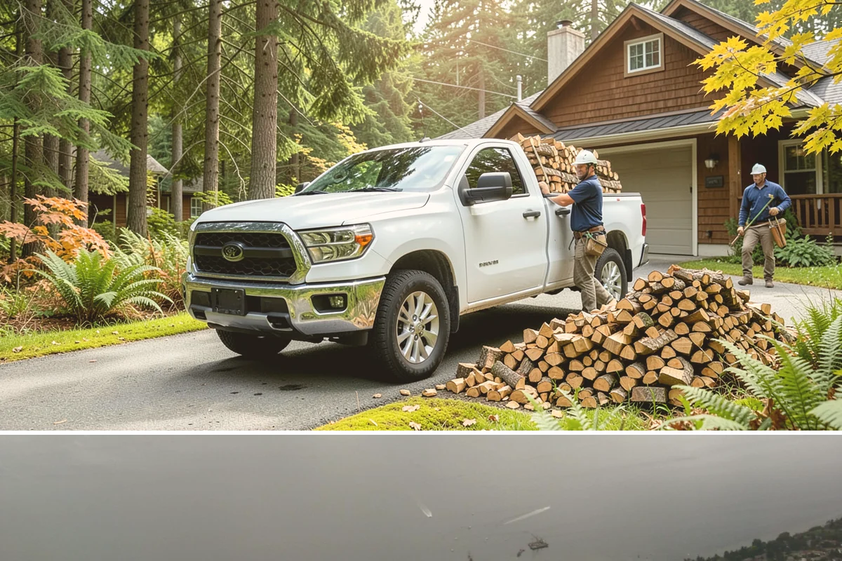 Green Firewood in Des Moines, King County, WA - Buy green firewood in spring or early summer so it has the warm, drier months to season before you need it.