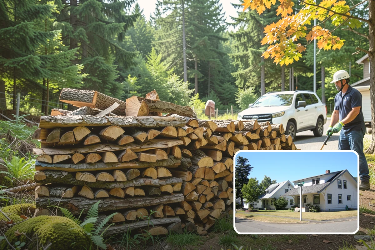 Green Firewood in DuPont, Pierce County, WA - Lowest per-volume price of any option