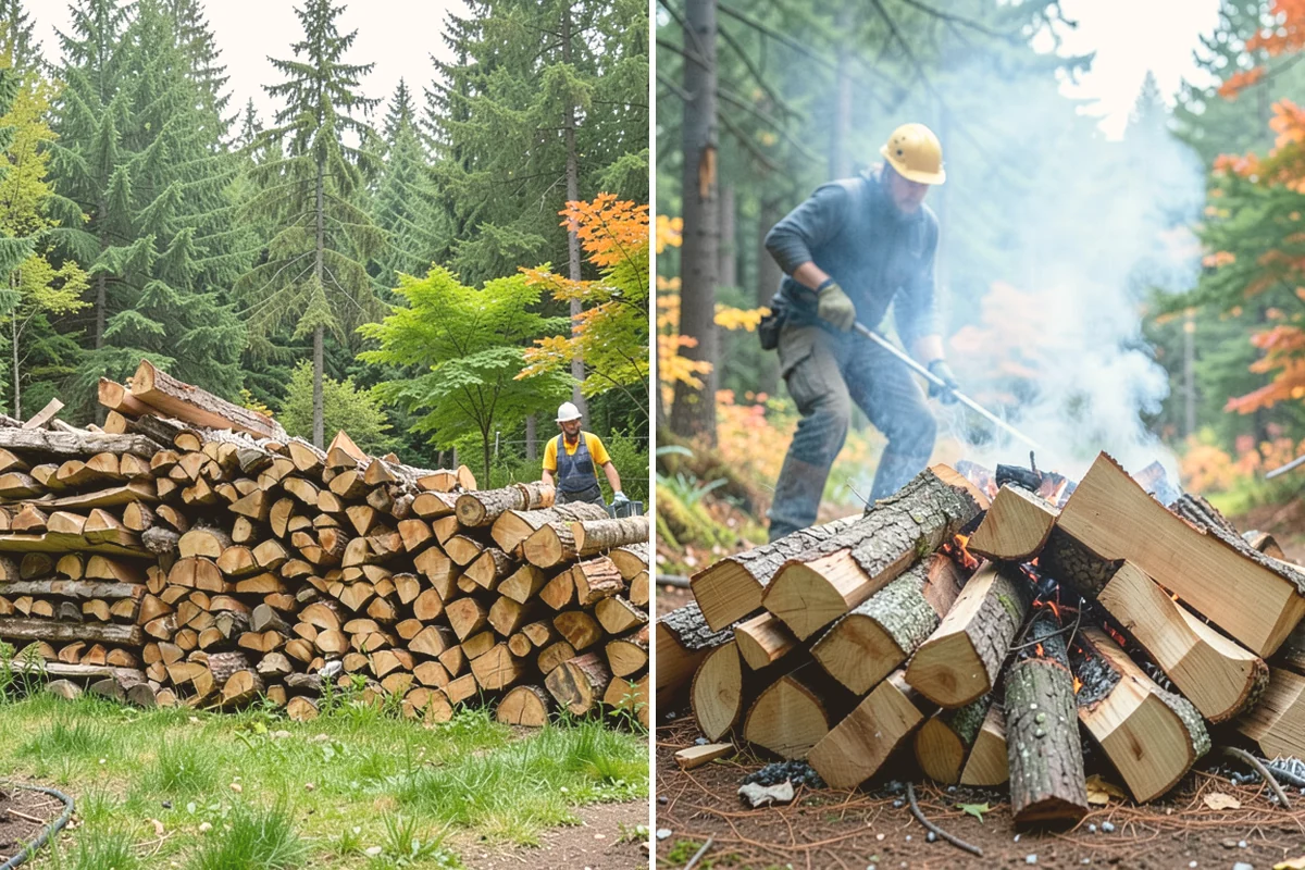 Green Firewood in Eatonville, Pierce County, WA - We cut and split fresh wood to your requested size