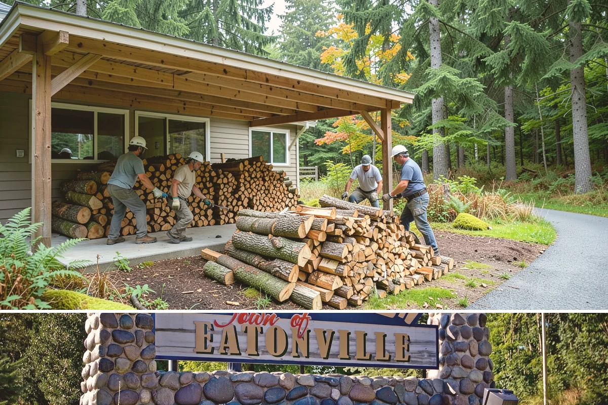 Green Firewood in Eatonville, Pierce County, WA - Buy green firewood in spring or early summer so it has the warm, drier months to season before you need it.