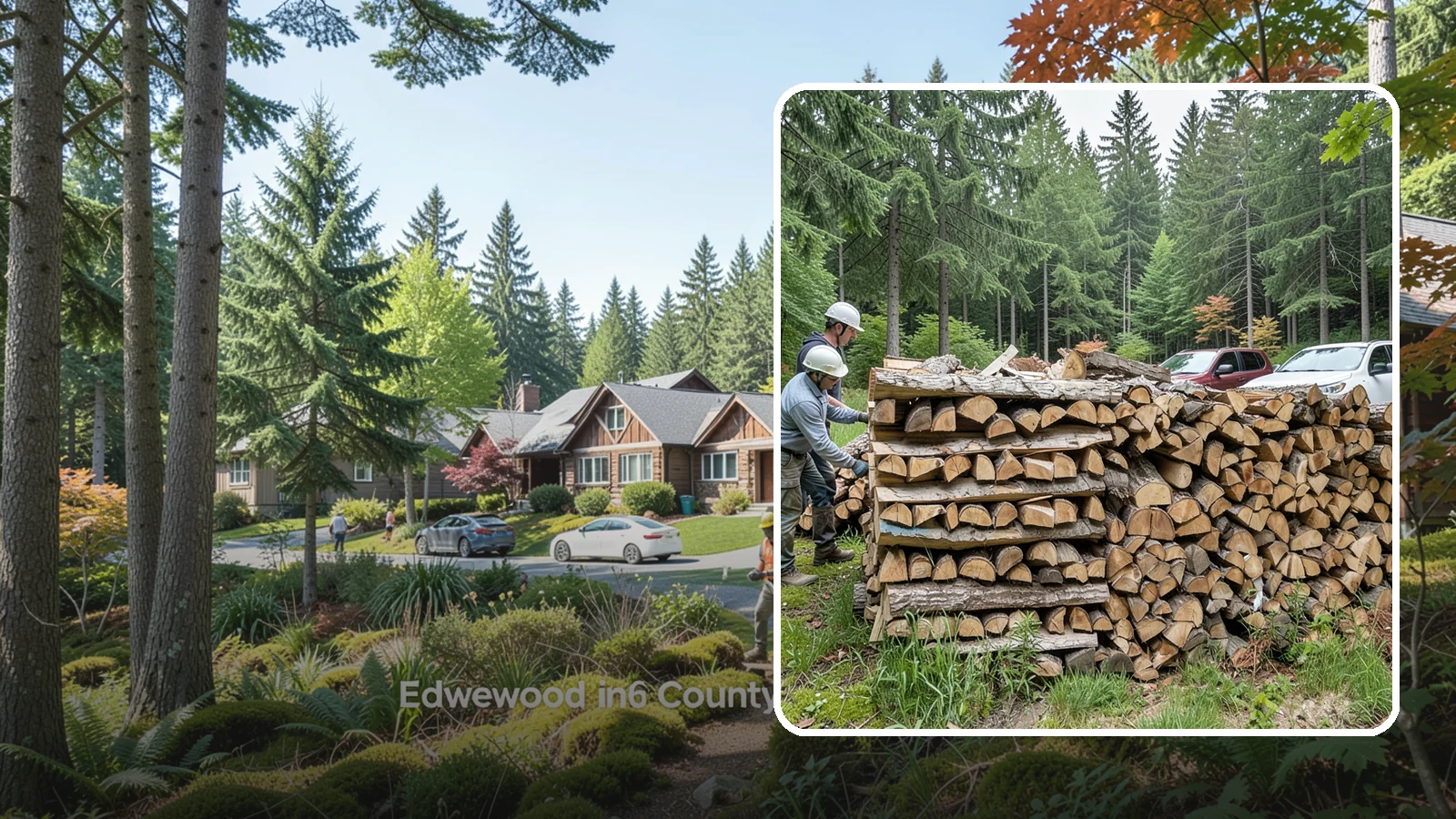 Green Firewood in Edgewood, WA - Our green firewood is freshly cut and unseasoned, sold at a lower price for buyers who plan to dry it themselves before burning.