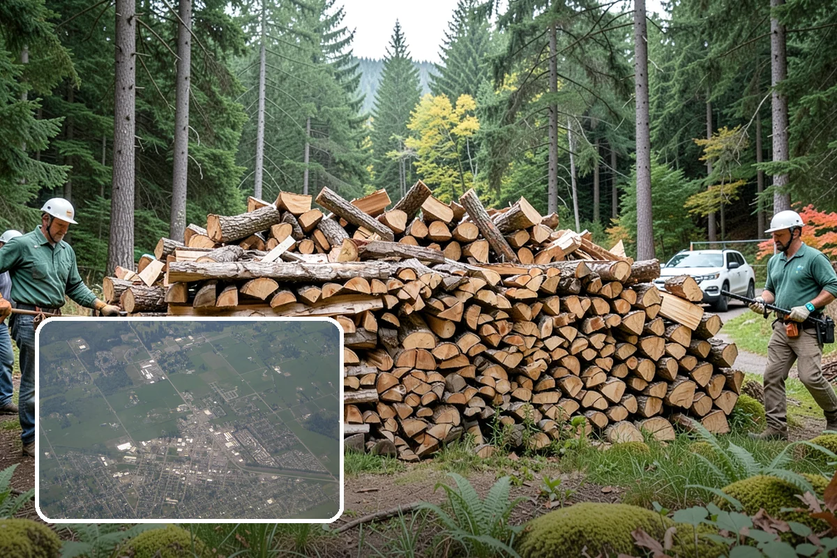Green Firewood in Enumclaw, King County, WA - Lowest per-volume price of any option