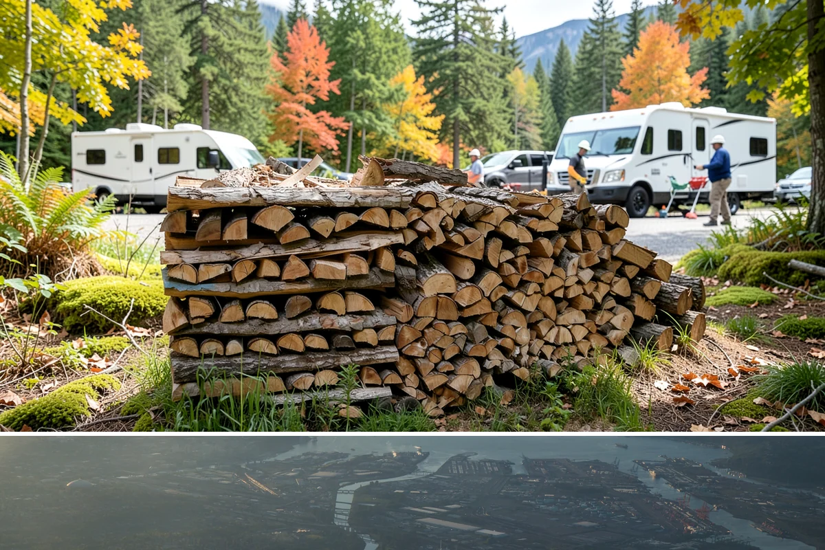 Green Firewood in Fife, Pierce County, WA - Buy green firewood in spring or early summer so it has the warm, drier months to season before you need it.