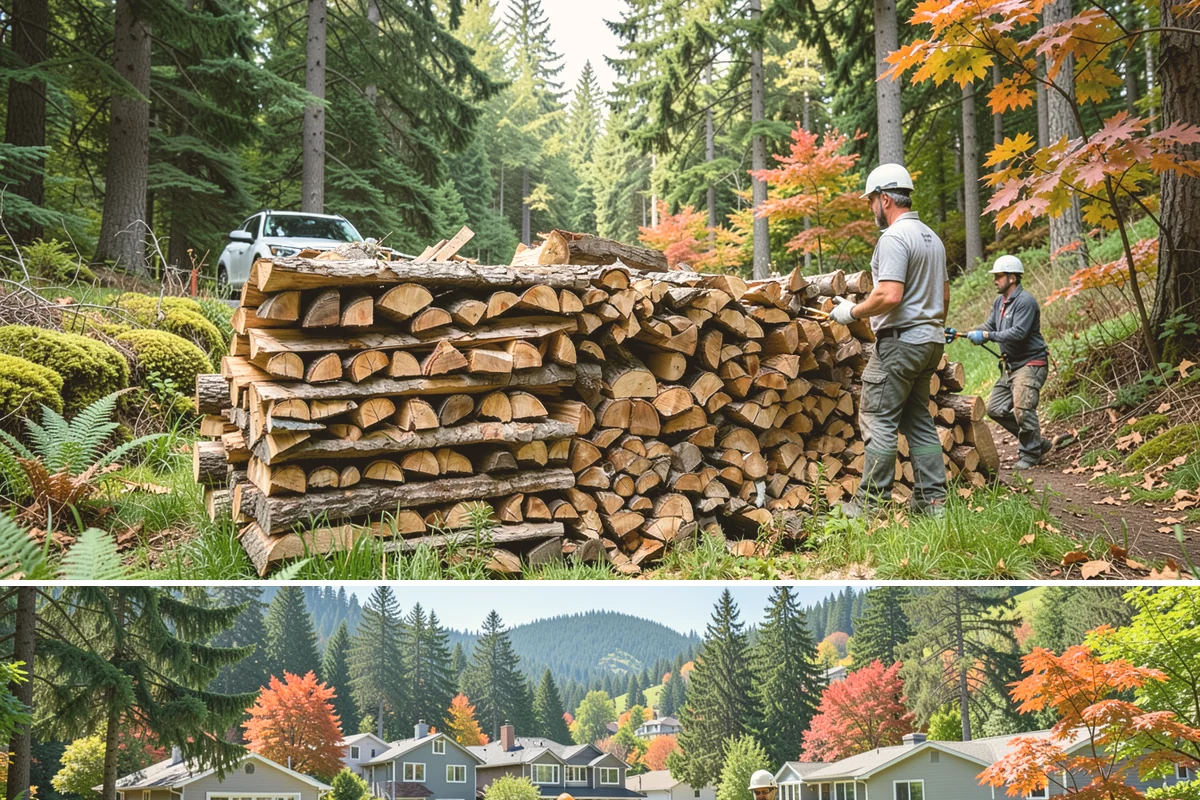 Green Firewood in Fircrest, Pierce County, WA - Buy green firewood in spring or early summer so it has the warm, drier months to season before you need it.