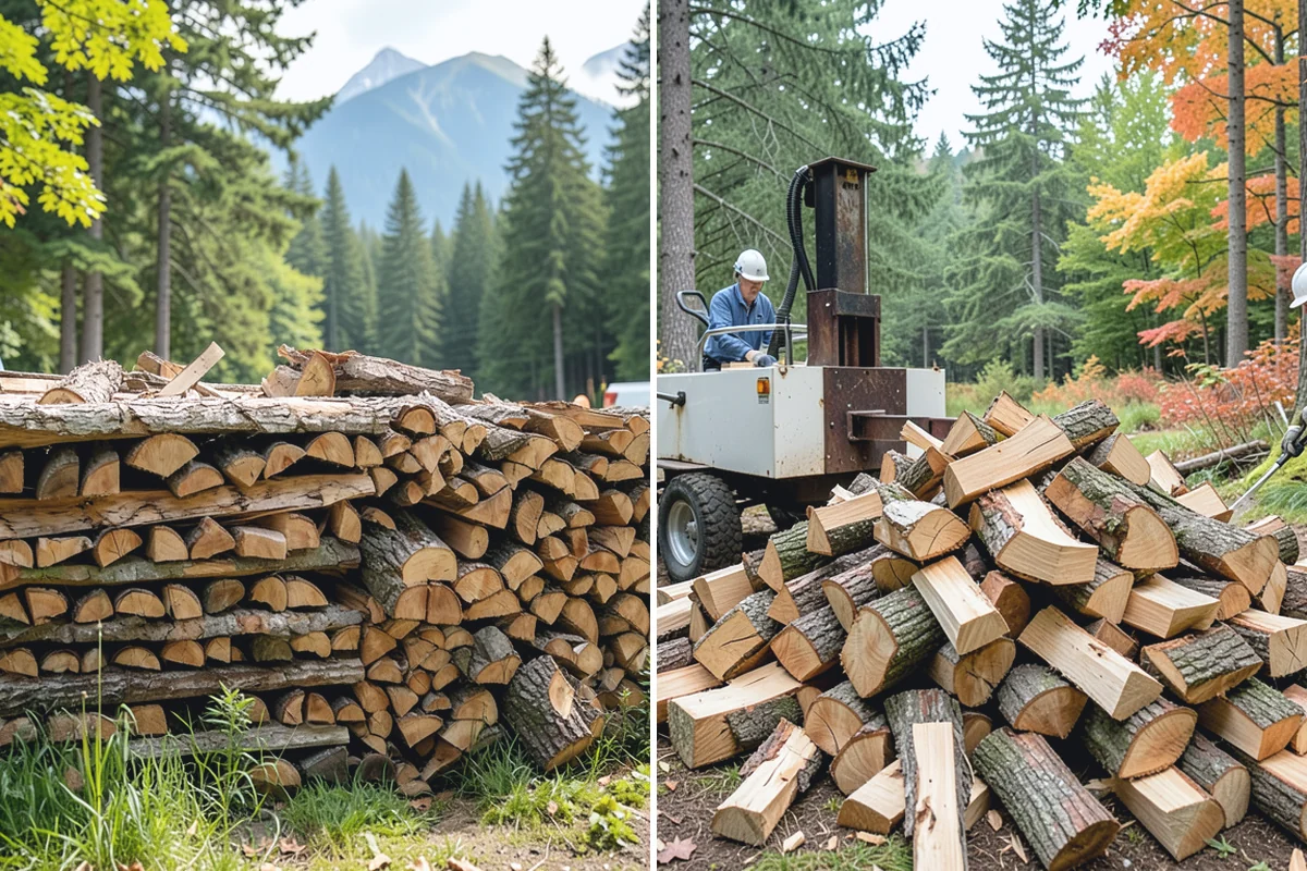 Green Firewood in Gold Bar, Snohomish County, WA - We cut and split fresh wood to your requested size