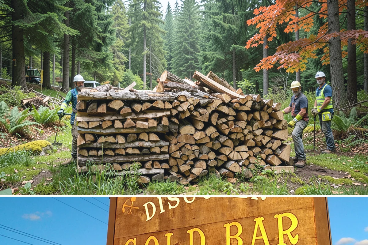 Green Firewood in Gold Bar, Snohomish County, WA - Buy green firewood in spring or early summer so it has the warm, drier months to season before you need it.