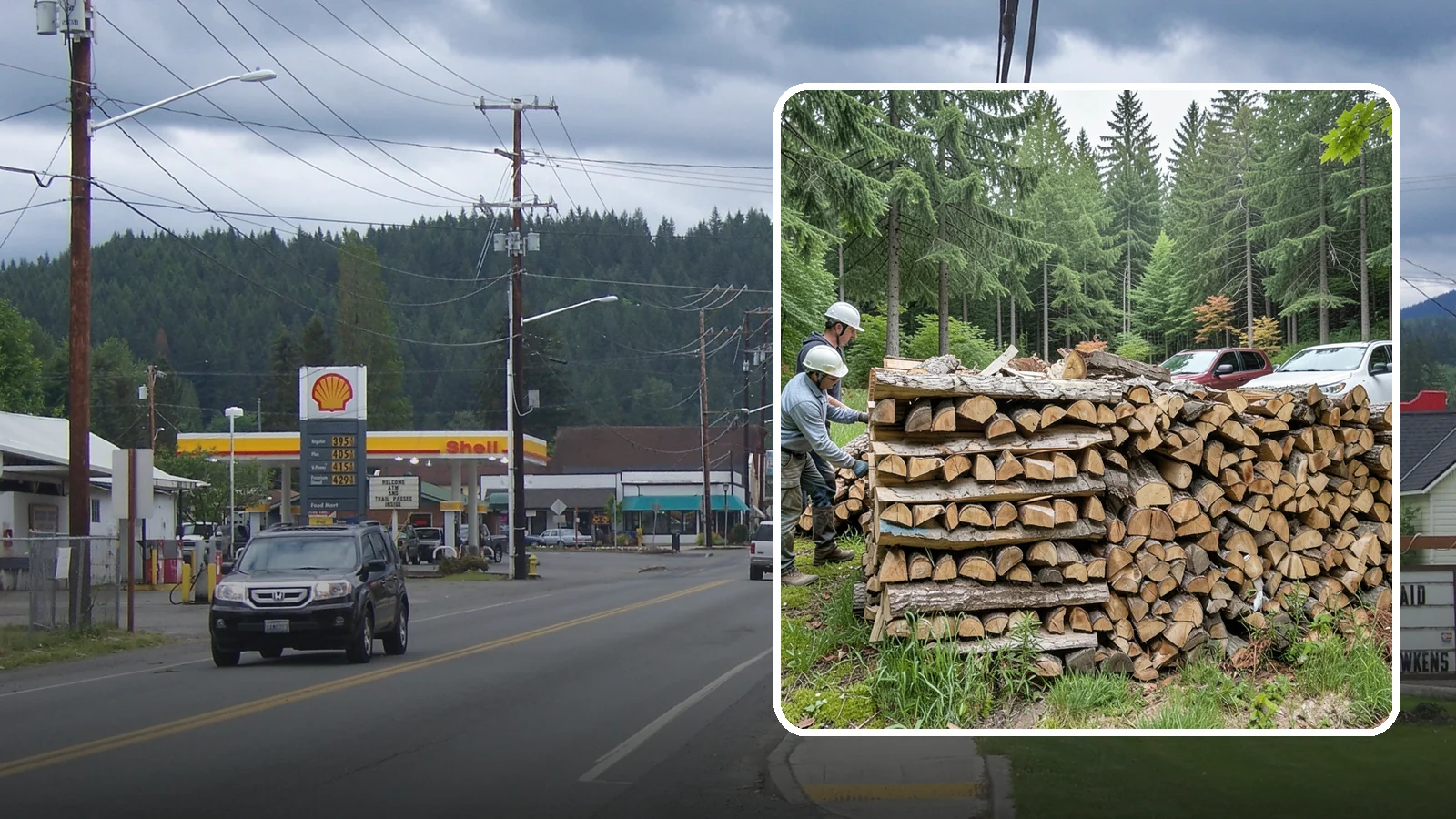 Green Firewood in Granite Falls, Snohomish County, WA - Our green firewood is freshly cut and unseasoned, sold at a lower price for buyers who plan to dry it themselves before burning.