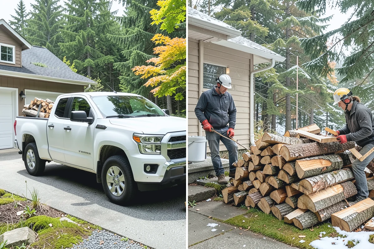 Green Firewood in Granite Falls, Snohomish County, WA - We cut and split fresh wood to your requested size