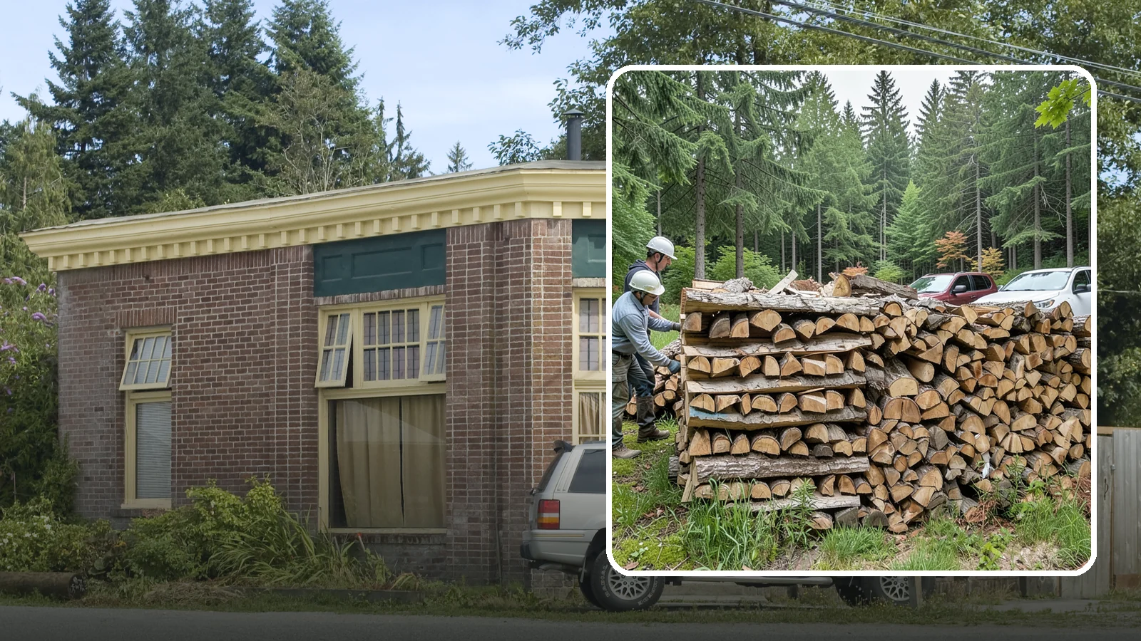 Green Firewood in Hamilton, Skagit County, WA - Our green firewood is freshly cut and unseasoned, sold at a lower price for buyers who plan to dry it themselves before burning.