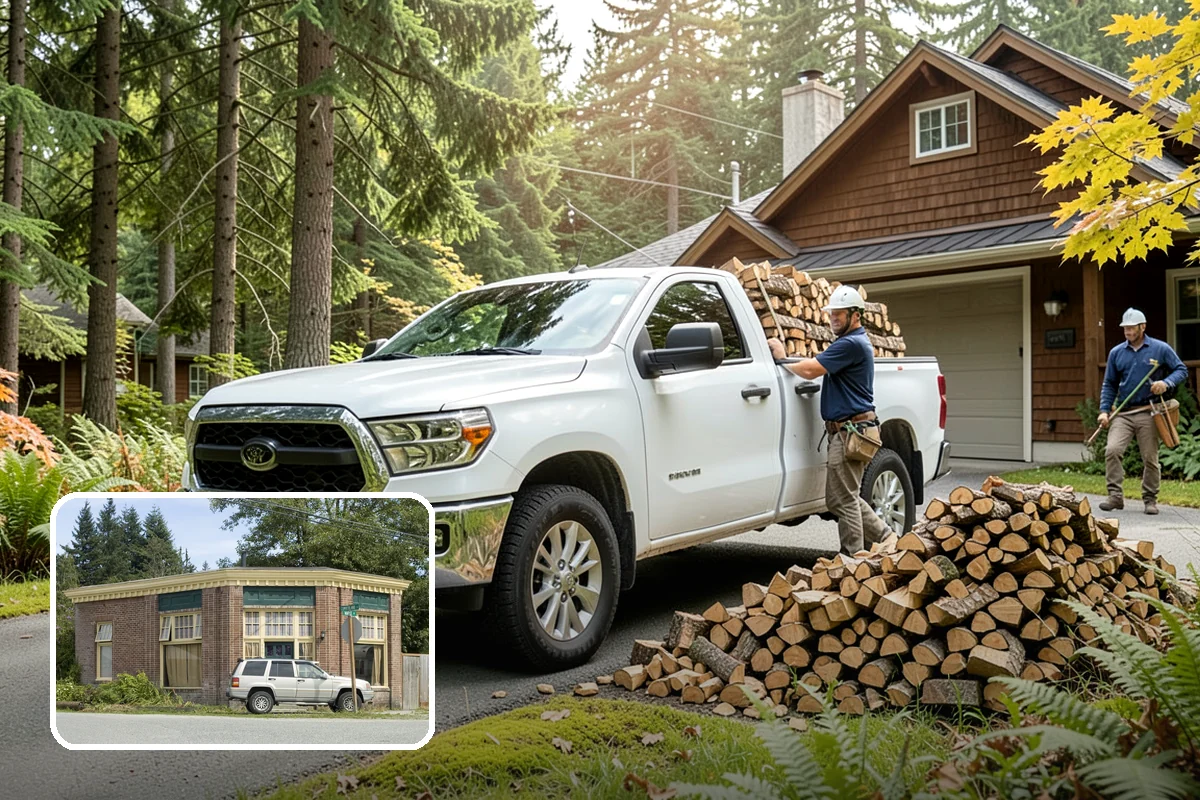 Green Firewood in Hamilton, Skagit County, WA - Lowest per-volume price of any option