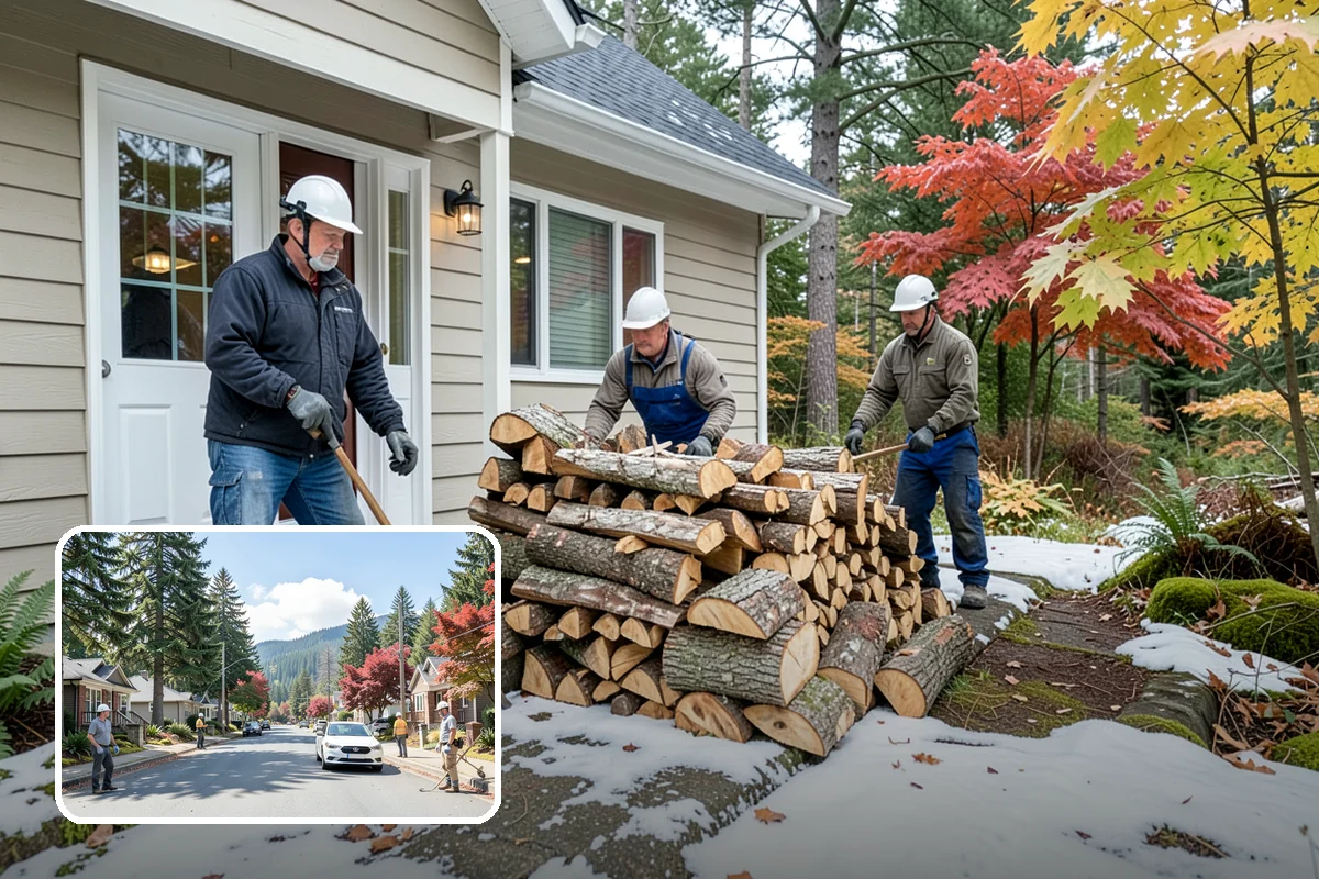 Green Firewood in Hunts Point, King County, WA - Lowest per-volume price of any option