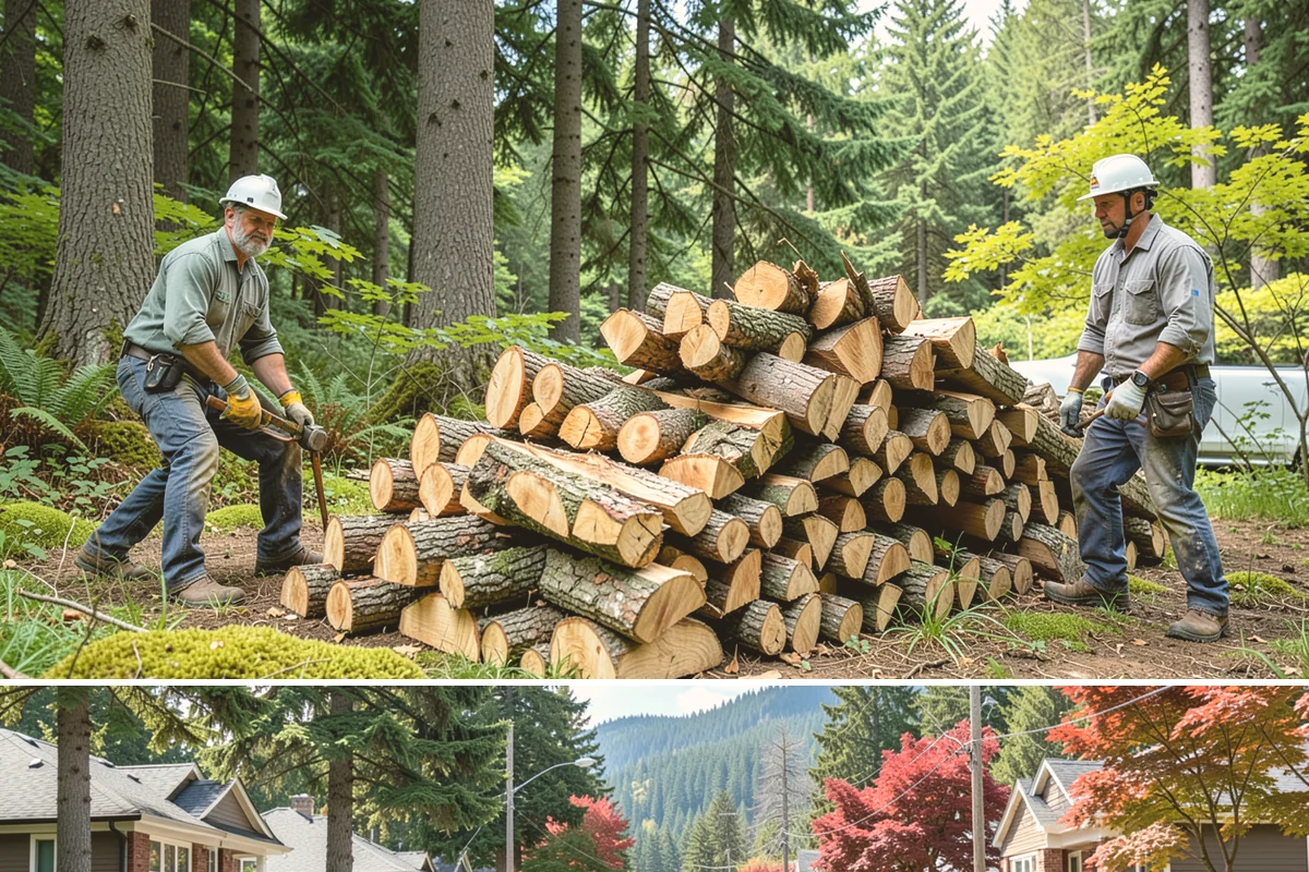 Green Firewood in Hunts Point, King County, WA - Buy green firewood in spring or early summer so it has the warm, drier months to season before you need it.