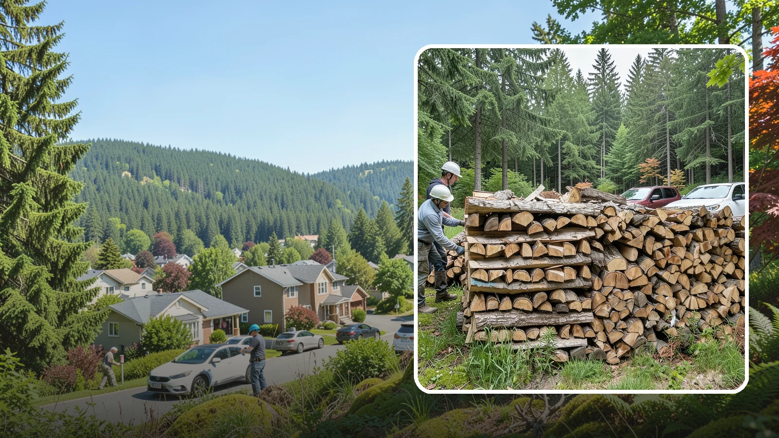Green Firewood in Index, Snohomish County, WA - Our green firewood is freshly cut and unseasoned, sold at a lower price for buyers who plan to dry it themselves before burning.