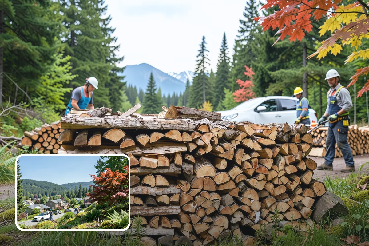 Green Firewood in Index, Snohomish County, WA - Lowest per-volume price of any option