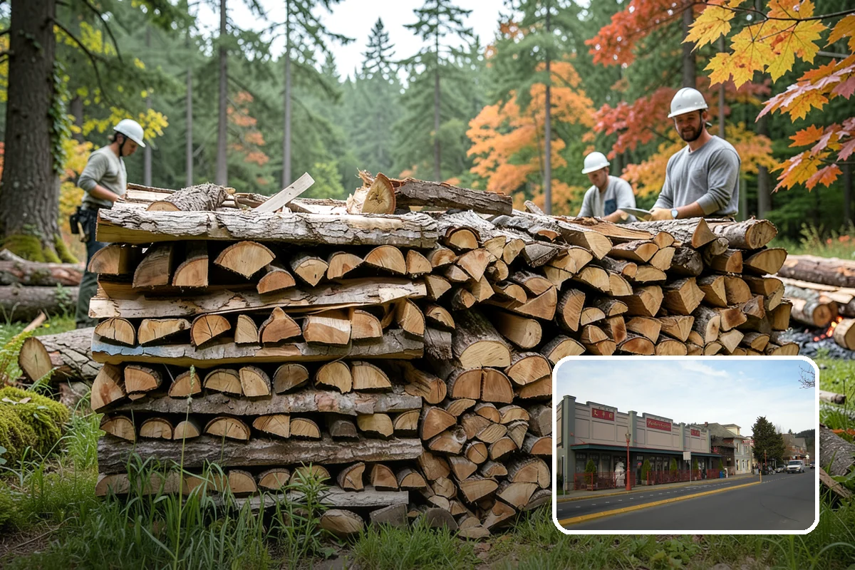 Green Firewood in Issaquah, King County, WA - Lowest per-volume price of any option
