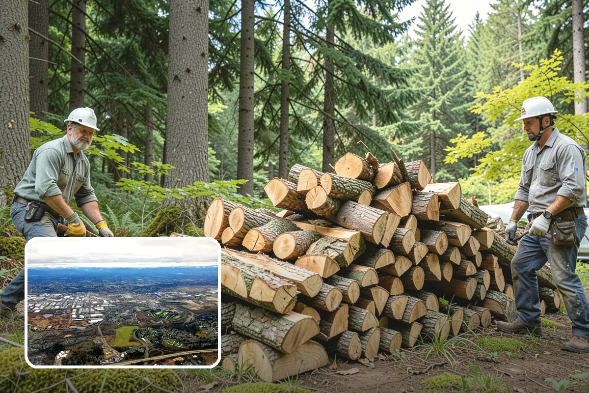 Green Firewood in Kent, King County, WA - Lowest per-volume price of any option