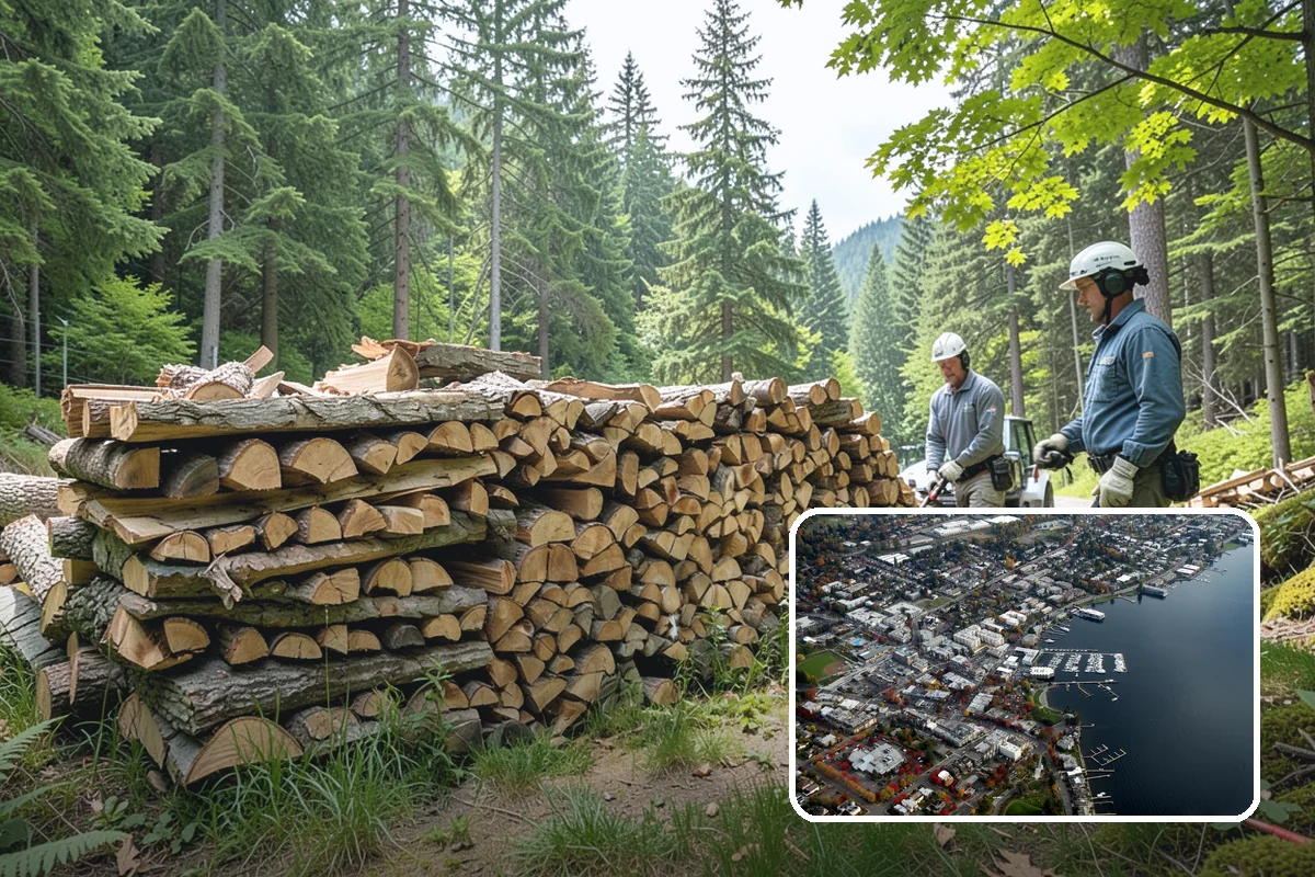 Green Firewood in Kirkland, King County, WA - Lowest per-volume price of any option