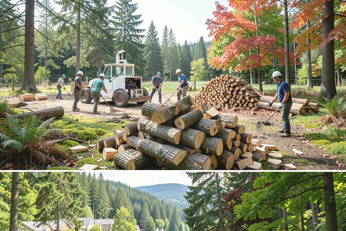 Green Firewood in Lake Forest Park, King County, WA - Buy green firewood in spring or early summer so it has the warm, drier months to season before you need it.
